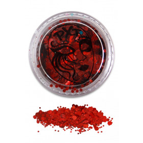 PXP Glitter grof fire red UITVERKOCHT!